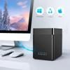 ZHCHAO Hard Drive Docking Station 2/5 Bay USB3.0 Type-C 3.5 Inch HDD Enclosure with 12V Power Aadapter Magnetic Technology view 4
