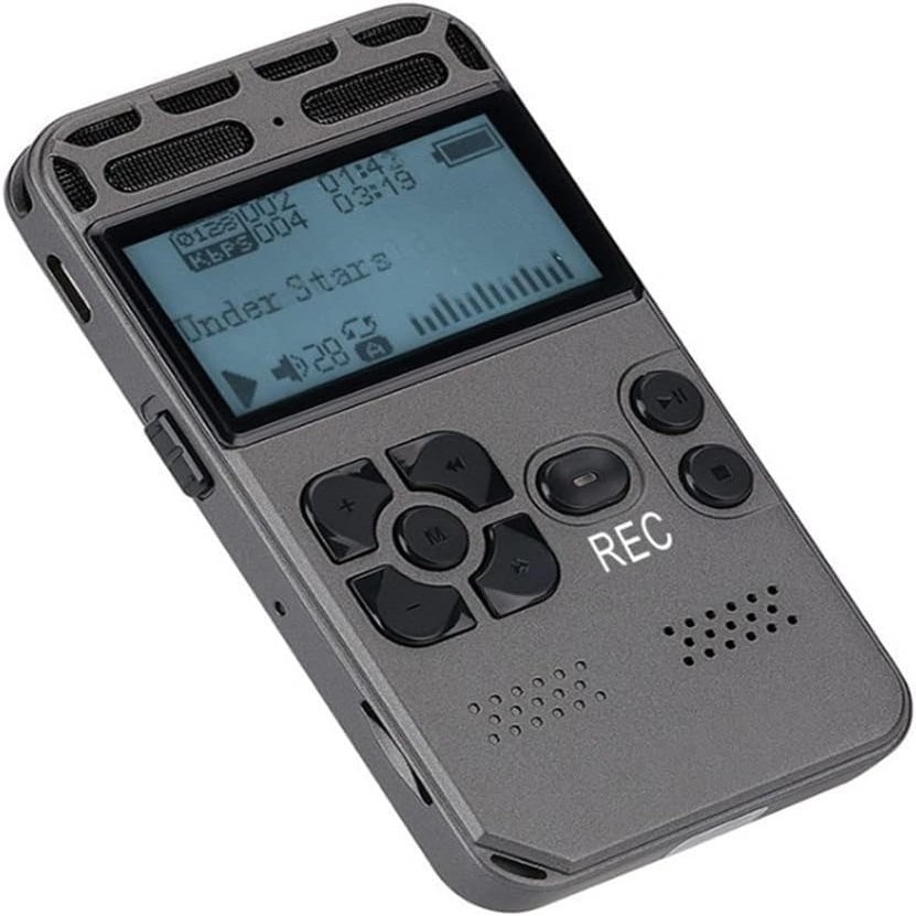 ZCLNYVGJ Professional Voice Activated Digital Audio Recorder USB Pen Non-Stop 72hr Recording PCM