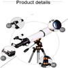 DirectNine Basics Portable Monocular telescopes for Astronomy Beginners,80MM Large Objective Lens,Portable Astronomical Travel Telescope, Great Astronomy Gift for Kids to Explore Moon Space view 4