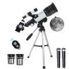 DirectNine Basics Portable Monocular Monocular Single Telescope for Astronomy Beginners-20mm Refractor Mount Telescope with Tripod Finder Scope for Birdwatching Target Archery Stargazing Outdoor Activities view 1