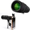 DirectNine Basics Portable Monocular Binoculars for Adults Binoculars High Magnification Low Light Level Folding, Black ii view 1