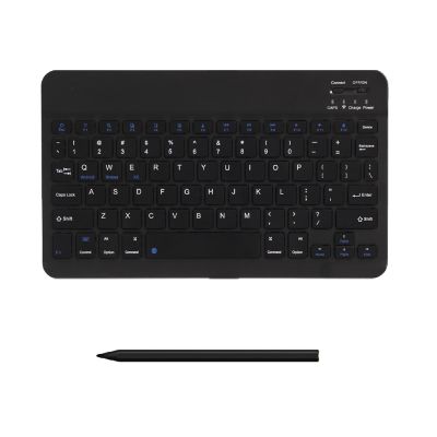 AGM Wireless Keyboard, Bluetooth Keyboard with Capacitive Stylus, Slim and Portable for Tablet PC, Black