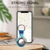 Mont Saint Michel France Silicone Protective Case for AirTag Tracker Cover Holder with Key Ring 4PCS view 4