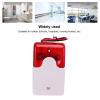FLEXMAN Sound and Light Alarm Motion Sensor, 110Db Sound Light Alarm, Strobe Security Alarm Light with Buzzer for Toilets Schools Hospitals Nursing Homes (12V) view 2