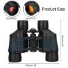 DirectNine Basics Portable Monocular 60X60/80X80/20x50 Double-Tube/Zoom Binoculars Day/Travel Outdoor Telescope +Bag, Astronomical Telescope telescopes for Astronomy Adult view 3