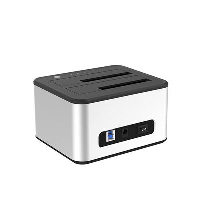 ZHCHAO Aluminum Dock Station 2.5" Case Hard Disk Enclosure Case Usb3.0 Case 3.5 External HDD Docking Station for 6tb