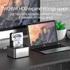 ZHCHAO Aluminum Dock Station 2.5" Case Hard Disk Enclosure Case Usb3.0 Case 3.5 External HDD Docking Station for 6tb view 4