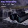 DirectNine Basics Portable Monocular Binoculars for Bird Watching with Flat Field Lens Technology and ED Glass. Binoculars Designed for The Ultimate Birding Experience view 2
