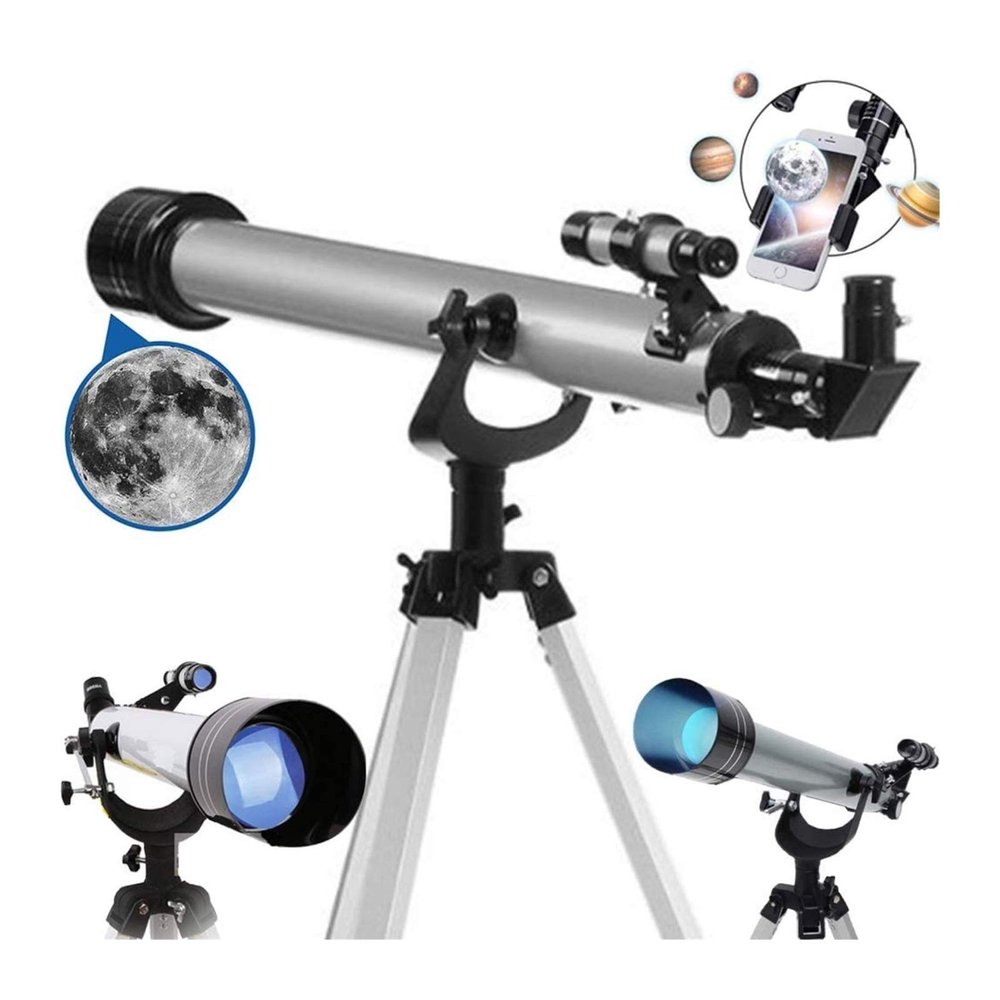 Portable Monocular Kids Telescope, Telescope 600Mm Aperture Mount Fully Multi-Coated Optics telescopes for Adults Telescope for Kids Beginners Astronomy Refractor Telescope