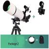 DirectNine Basics Portable Monocular telescopes for Astronomy Beginners,45 Degree Erect Mirror,80mm Large Diameter,5x24 Finder,Telescope for Kids with Backpack and Tripod, Package 2 view 2