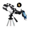 DirectNine Basics Portable Monocular Astronomical Telescope Professional Adult Telescope Refractor Mirror View of The Scenery Hiking Maximum 336 Times Magnification view 1