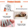 12 Pack 3ft Mini Tape Measure Keychain, Sliver Portable Retractable Small Tape Measure with Slide Lock, Construction Party Favors for Prize Bag Filler DIY Projects School Office Home Project Daily Use view 4