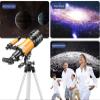 DirectNine Basics Portable Monocular telescopes for Adults Astronomy, telescopes 70Mm Portable Refractor Telescope Fully-Coated Glass Optics Ideal Telescope for Beginners view 3