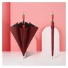 RENEESME Umbrellas for Rain Creative Rib Long Handle Umbrella Straight Umbrella Car Business Umbrella Strong Umbrella for Wind and Rain(A) view 1