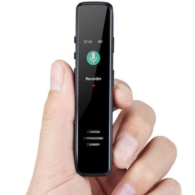 ZCLNYVGJ Digital Recorder - Recording of Lectures and Meetings, Portable Recorder, MP3, USB, 3072KBPS