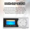Portable Sports MP3 Flashlight, MP3 Player Sports Flashlight Clip, Music Player With LCD Backclip Flashlight, For Sports Music Player, Illuminate Dark Environment (Silver) view 4
