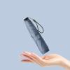 RENEESME Umbrellas for Rain Folding Creative Umbrella Solid Color Mini Light Hand Open Portable Umbrella Strong Umbrella for Wind and Rain(B) view 2