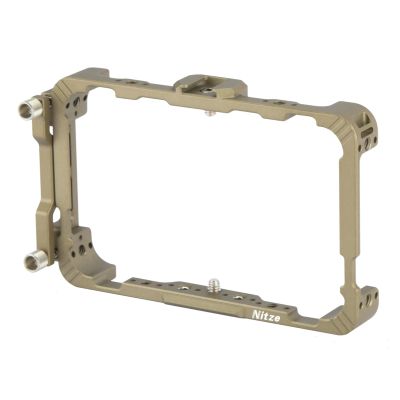 DirectNine Basics Monitor Cage Nitze Cage with HDMI Cable Clamp Compatible with Atomos Ninja/Ninja Ultra/Ninja V/Ninja V Plus/Shinobi/ZATO Connect Monitor