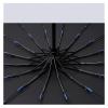 RENEESME Umbrellas for Rain 16 Rib Automatic Umbrella Large Men's Umbrella Folding Double Umbrella Strong Umbrella for Wind and Rain(A) view 4