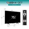 Hisense 75-Inch Class QD7 Series QLED 4K UHD Google Smart TV (75QD7N) - QLED, Native 144Hz, Motion Rate 240, Direct Full Array, Game Mode Pro, Alexa Compatibility view 3