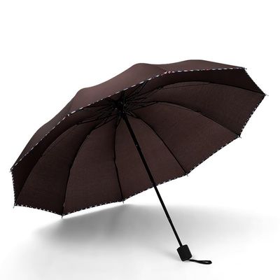 RENEESME Umbrellas for Rain Double Layer Automatic Reverse Umbrella Double Solid Color Rain Or Shine Foldable Umbrella Strong Umbrella for Wind and Rain(C)