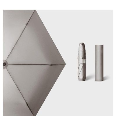 RENEESME Umbrellas for Rain Folding Creative Umbrella Solid Color Mini Light Hand Open Portable Umbrella Strong Umbrella for Wind and Rain(D)