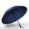 RENEESME Umbrellas for Rain 16 Rib Umbrella Solid Color Business Long Handle Umbrella Straight Pole Automatic Umbrella Strong Umbrella for Wind and Rain(A) view 1