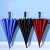RENEESME Umbrellas for Rain 16 Rib Umbrella Solid Color Business Long Handle Umbrella Straight Pole Automatic Umbrella Strong Umbrella for Wind and Rain(A) view 2