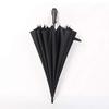 RENEESME Umbrellas for Rain 16 Rib Umbrella Solid Color Business Long Handle Umbrella Straight Pole Automatic Umbrella Strong Umbrella for Wind and Rain(A) view 4