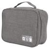 Travel Electronics Organizer, Travel Multifunction Storage Bag Cable Organizer Storage Holder Electronics Accessories Cases for Trip(Grey) view 1