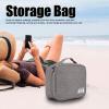 Travel Electronics Organizer, Travel Multifunction Storage Bag Cable Organizer Storage Holder Electronics Accessories Cases for Trip(Grey) view 2