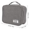 Travel Electronics Organizer, Travel Multifunction Storage Bag Cable Organizer Storage Holder Electronics Accessories Cases for Trip(Grey) view 4