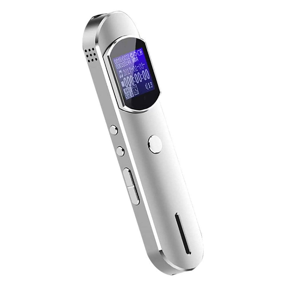 ZCLNYVGJ Digital Voice Recorder for Lectures, Meetings, Interviews 16GB Audio Recorder Mini Portable Tape Dictaphone with Playback, USB, MP3