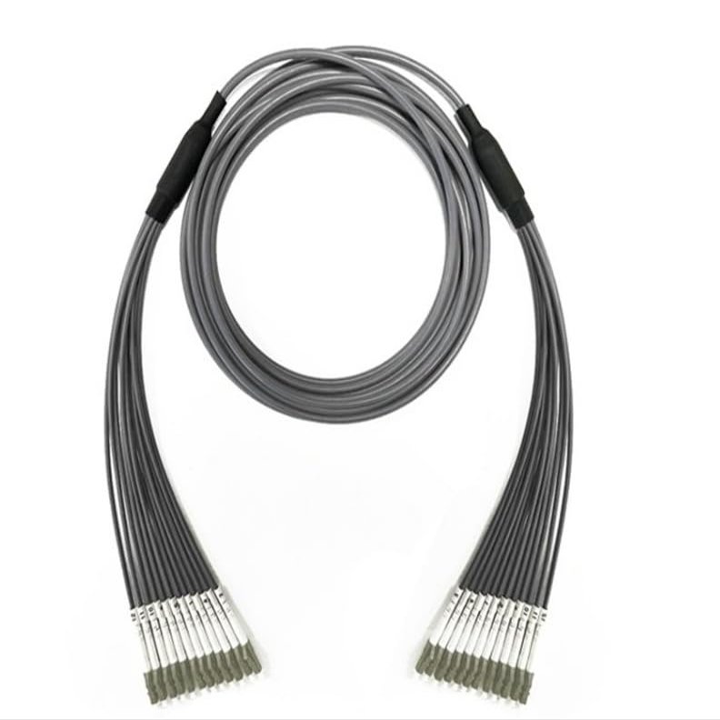 10m 20m 2/4 cores outdoor patchcord 7mm 2C 4C OM1 OM2 CPRI LC SC FC waterproof FTTH jumper fiberglass armoured cable 2 core(FC-FC,4C OM2 10m 2pcs-01)