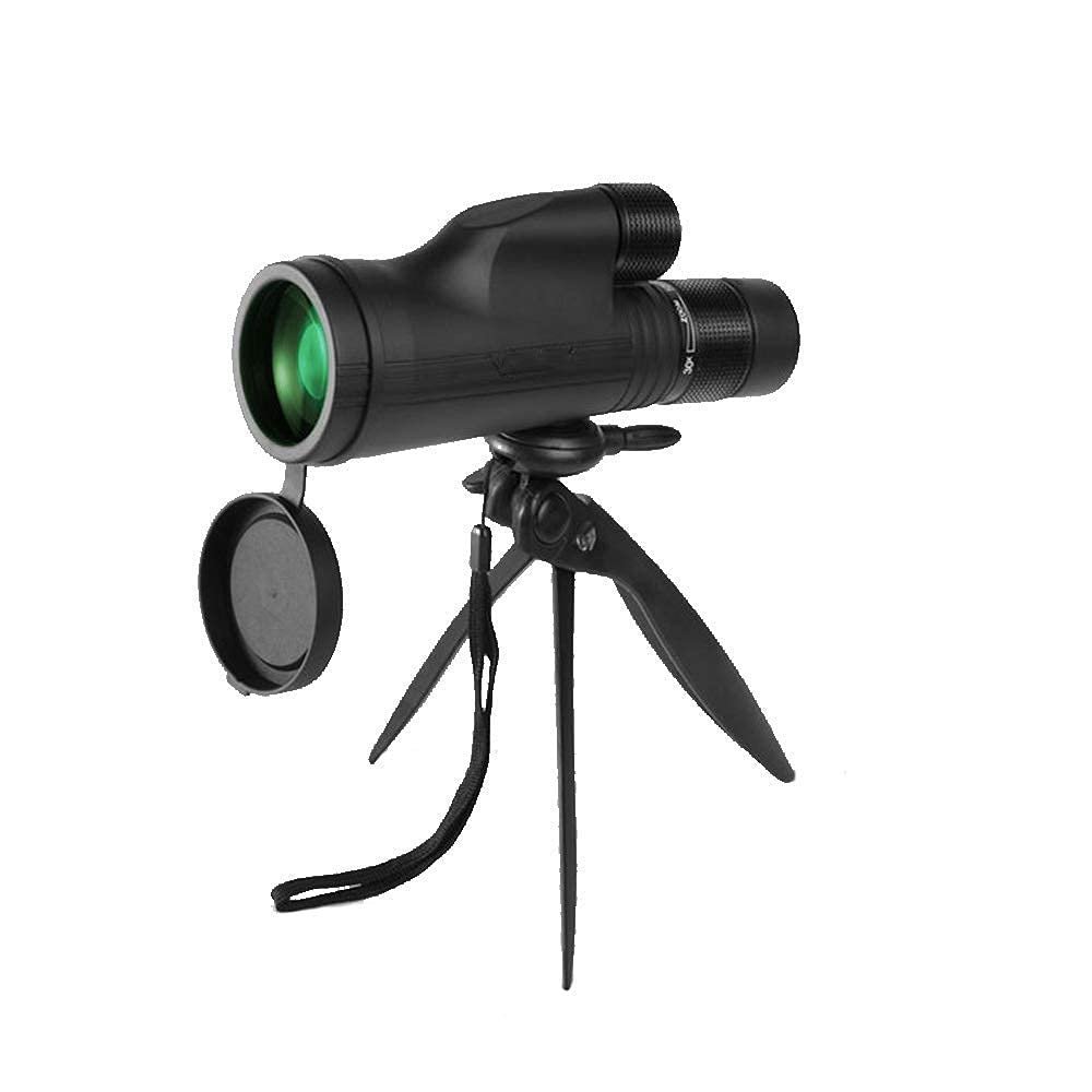 CUTPOIY 10-30x50 Portable Zoom Monocular Compact Binoculars with Prism Lens Monoculars with Tripod for Outdoor Birdwatching Sports Games