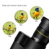 CUTPOIY 10-30x50 Portable Zoom Monocular Compact Binoculars with Prism Lens Monoculars with Tripod for Outdoor Birdwatching Sports Games view 2
