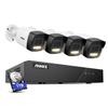 ANNKE 5MP PoE Security Camera System, 4pcs 3K Ultra HD IP PoE Camera, H.265+ 8CH NVR, Color Night Vision with Spotlight, Person Vehicle Detection, for Home Business Security, IP67 Waterproof, 1TB HDD view 1