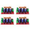Lizusidtsy 4 PCS 400W Speaker Crossover 2 Way Audio Adjustment Tweeter Bass Speakers Filter Frequency Divider for 2-16Ohm, Red & Green, 500391446 view 1