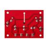 Lizusidtsy 4 PCS 400W Speaker Crossover 2 Way Audio Adjustment Tweeter Bass Speakers Filter Frequency Divider for 2-16Ohm, Red & Green, 500391446 view 2