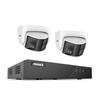 ANNKE 6MP NVR PoE Security Camera System Outdoor, 8CH H.265+ NVR, 2pcs 6MP IP Surveillance Camera with Dual Lens 180 Field of View, Color Night Vision, Human&Vehicle Detection, Two-Way Talk, No HDD view 1