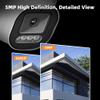 TIGERSECU 5MP Wide Angle Dome Security Camera for TVI, CVI, AHD, CVBS DVRs, Weatheproof for Indoor/Outdoor Use, Hybrid 4-in-1 with OSD Switch (Power Supply and Coaxial Cable Sold Separately) view 2
