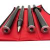 1.8M Length GPS Prism Pole Carbon Fibre Survey Poles GNSS RTK Surveying Type 4 pcs Poles 5/8 Thread view 2