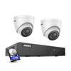 ANNKE H500 5MP PoE Security Camera System, 2x PoE Camera with 2.8MM Lens Wide Angle, H.265+ 6MP NVR Support Work with Alexa, Color Night Vision, IP67 Weatherproof, Plug & Play, Remote Monitor, 2TB HDD view 1