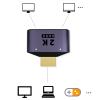 boxidixi Cable Splitter Adapter Converter 1 in 2 Out Port Male to 2 1080P for Games Videos Multimedia 1920x1080 Monitor 60hz view 3