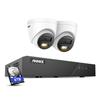 ANNKE 3K PoE Home Security Camera System, 8CH H.265+ NVR, 2pcs Outdoor Surveillance Wired Cameras, Human/Vehicle Detection, Smart Dual Light, Color Night Vision, 2.8mm Lens, Built-in Mic,6TB HDD view 1