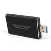 Pasuihcay MSATA to USB USB 3.0 to MSATA SSD USB3.0 to MSATA Case Enclosure HDD Case, Black view 3