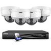 ANNKE H800 4K Home Security System, H.265+ 12MP PoE NVR, 4pcs 8MP Dome Camera, AI Human Vehicle Detection,IP67 Waterpoof Outdoor Security Camera with Audio, Color Night Vision (6TB HDD) view 1