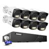 ANNKE 5MP PoE Security Camera System, 4pcs 3K Ultra HD IP PoE Camera, H.265+ 8CH NVR, Color Night Vision with Spotlight, Human&Vehicle Detection, for Home &Business Security, IP67, 4TB HDD view 1