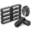 10PCS 26mm Watch Fastener Rings Compatible with Garmin Fenix 3 3 HR/Fenix 5X 6X 7X/ Descent Mk1/Quatix 3/Tactix Bravo Replacement Watch Band Strap Loops Watch Strap Keeper Silicone Watch Band Holder view 1