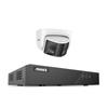 ANNKE 6MP NVR PoE Security Camera System Outdoor, 8CH H.265+ NVR, 1x 6MP IP Surveillance Camera with Dual Lens 180 Filed of View, Color Night Vision, Person/Vehicle Detection, Two-Way Talk, No HDD view 1